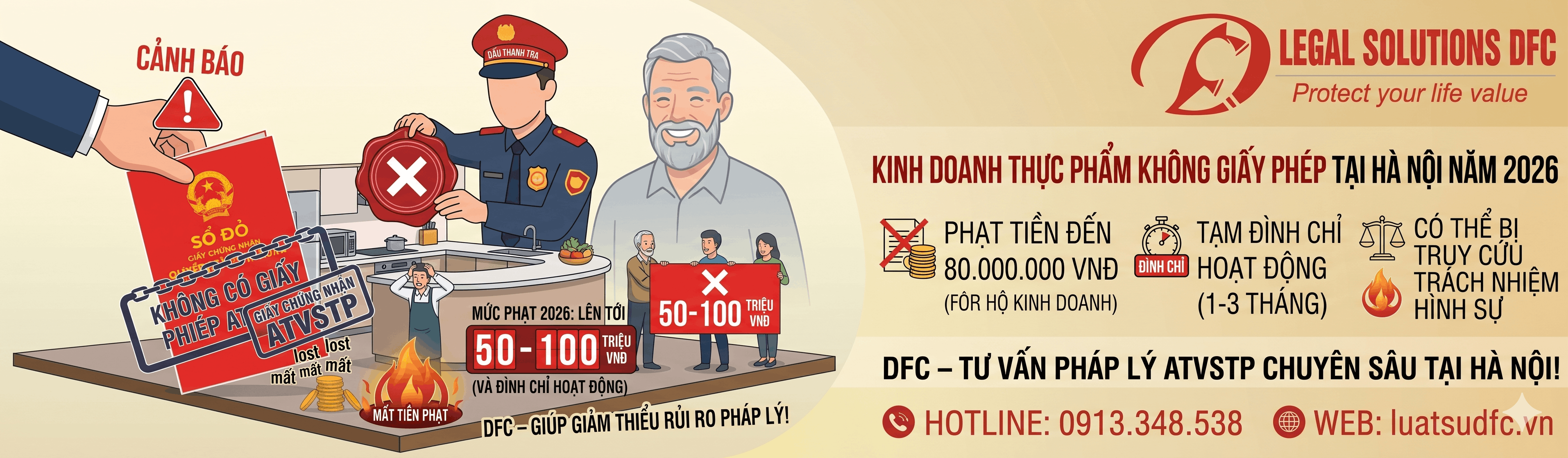 Kinh Doanh Thực Phẩm Không Giấy Phép Tại Hà Nội: Mức Phạt Năm 2026 Là Bao Nhiêu?