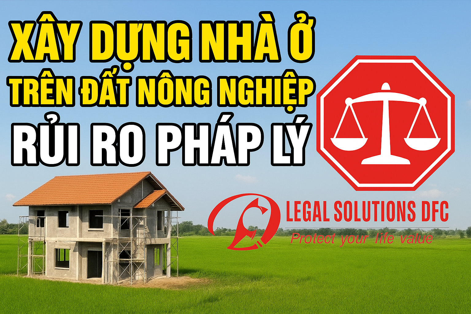 xây dựng nhà ở trên đất nông nghiệp