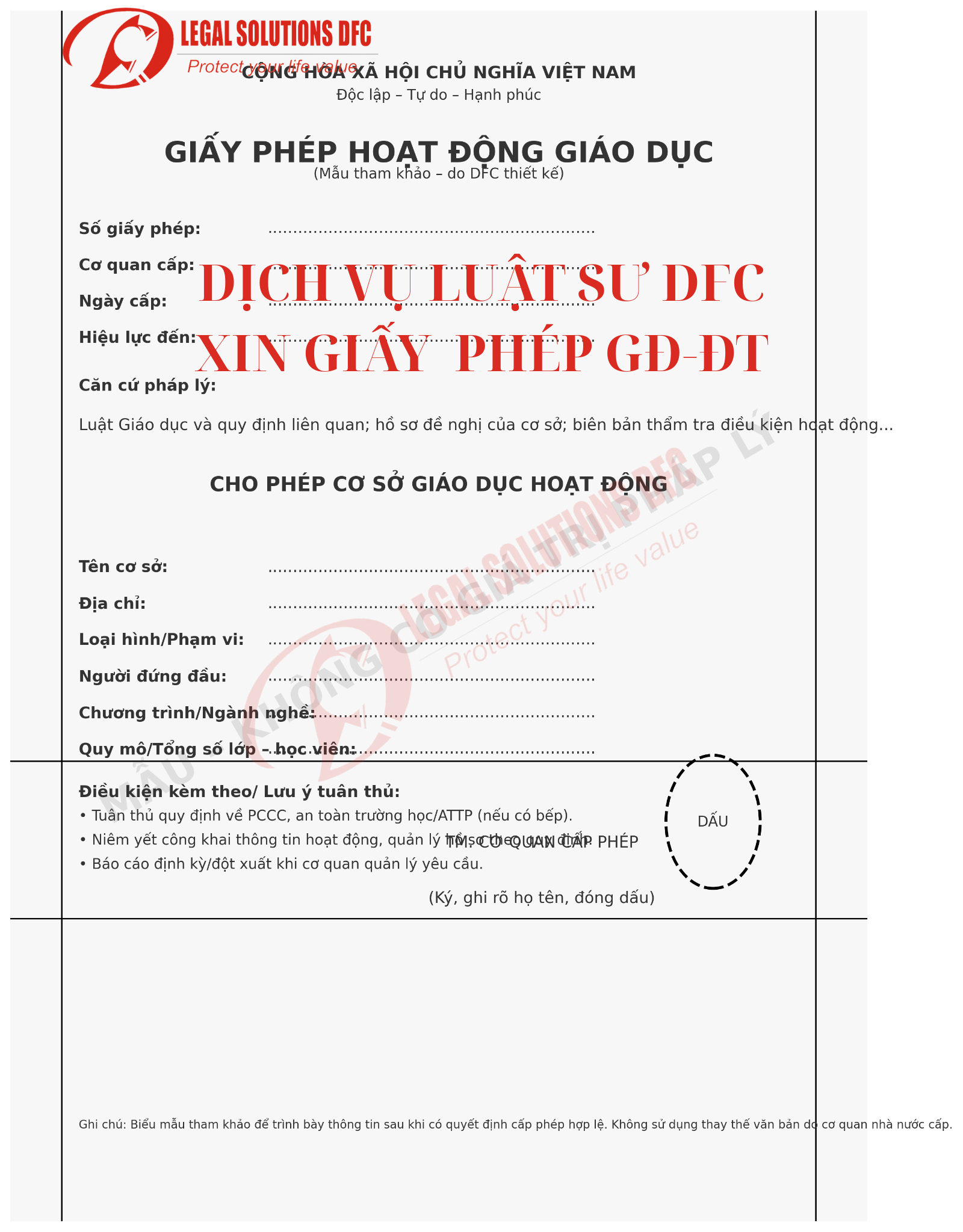 Lỗi thường gặp khi xin giấy phép giáo dục và đào tạo