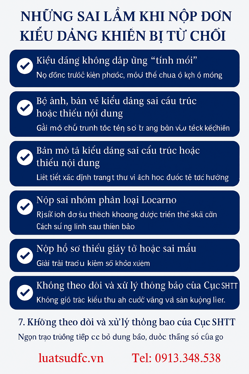 NHỮNG SAI LẦM KHI NỘP ĐƠN KIỂU DÁNG KHIẾN BỊ TỪ CHỐI – DOANH NGHIỆP CẦN TRÁNH NGAY