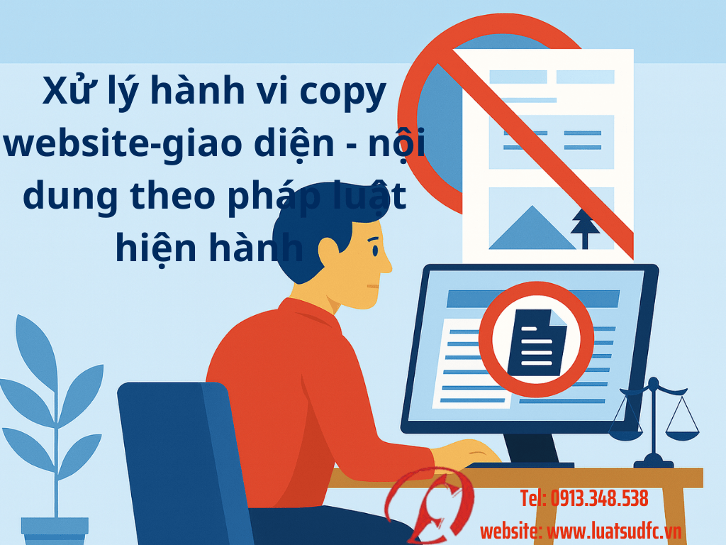 Xử lý hành vi copy website, copy giao diện, copy nội dung bài viết theo pháp luật hiện 