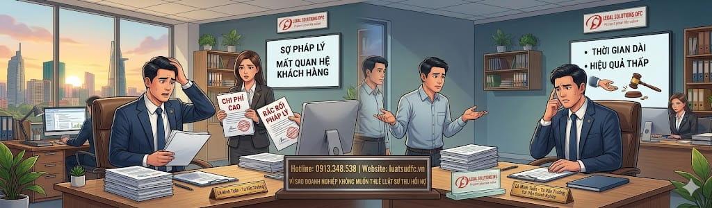 Vì Sao Nhiều Doanh Nghiệp Không Muốn Thuê Luật Sư Thu Nợ?