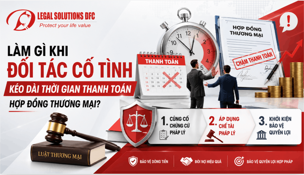 Làm gì khi đối tác cố tình kéo dài thời gian thanh toán hợp đồng thương mại?